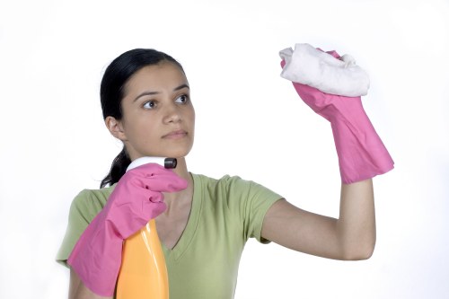 Marketing cookie preferences on a cleaning services site